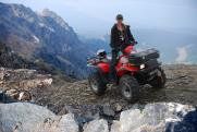 ATVing on a hill photo